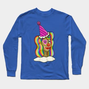 Rainbow Clown Long Sleeve T-Shirt